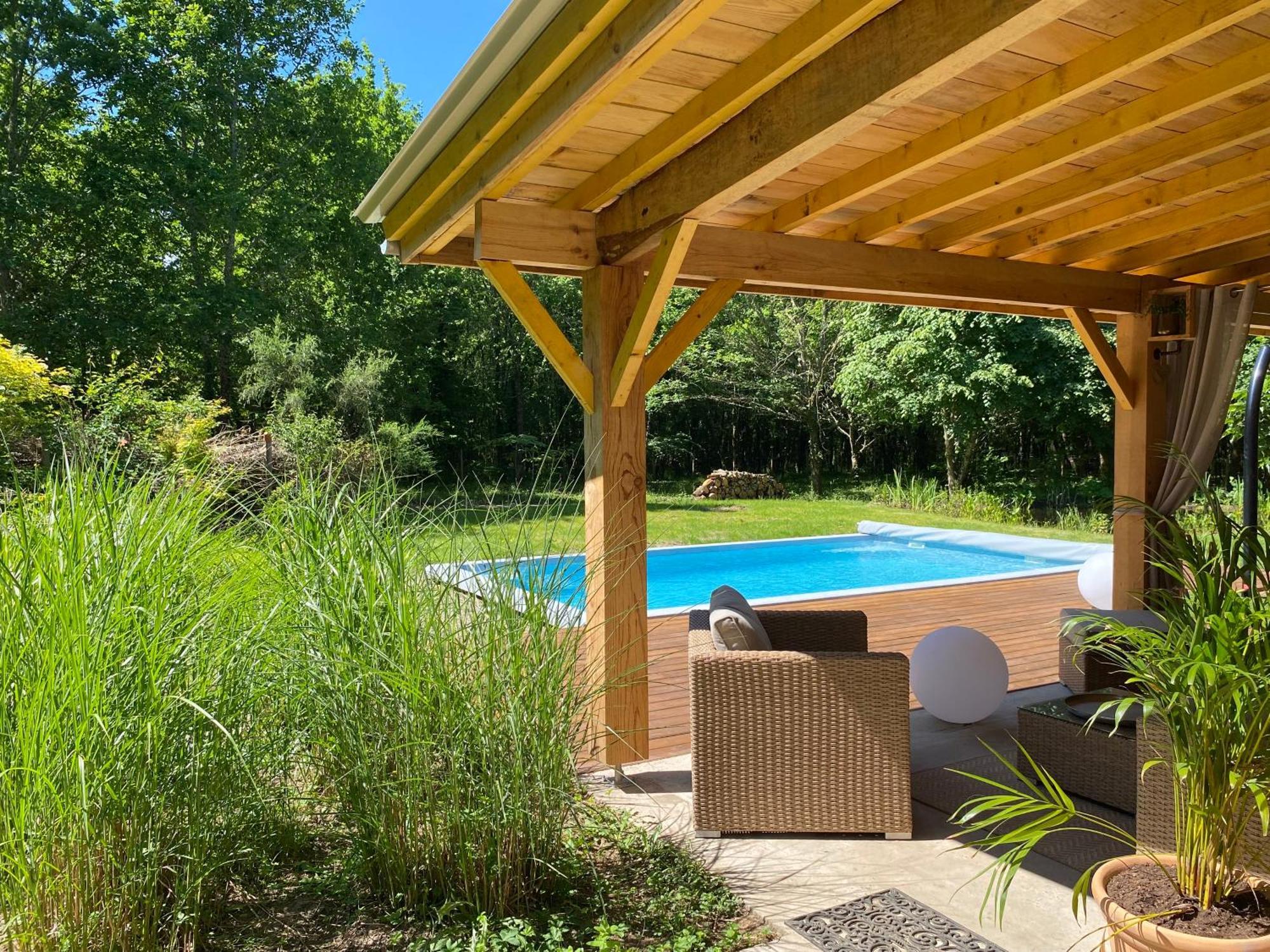 Gites & Spa De Charme " Ploum" Pouydesseaux Exterior foto
